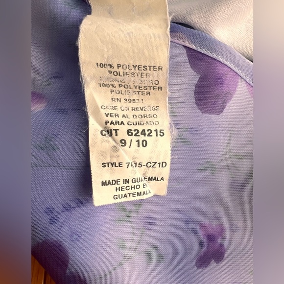 y2k vintage My Michelle lavender mini dress - Picture 5 of 5